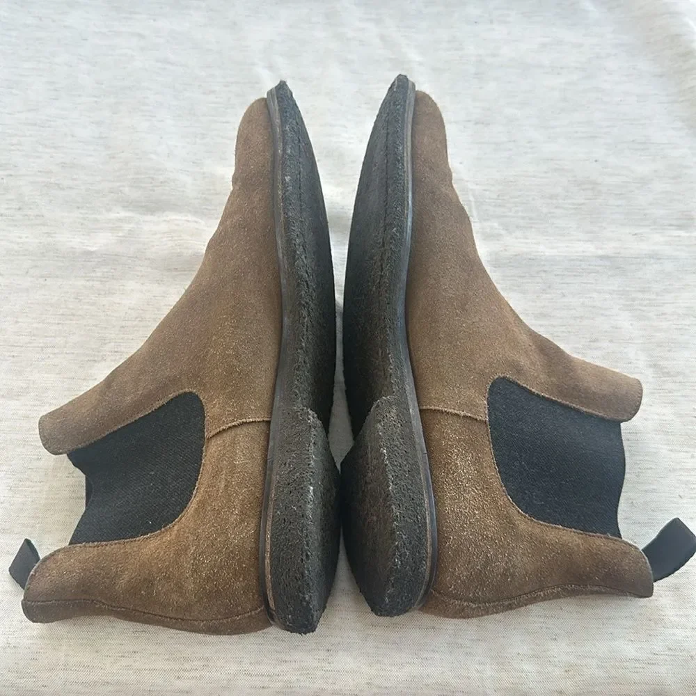 To Boot New York Brown Suede Men’s Chelsea Boots 10